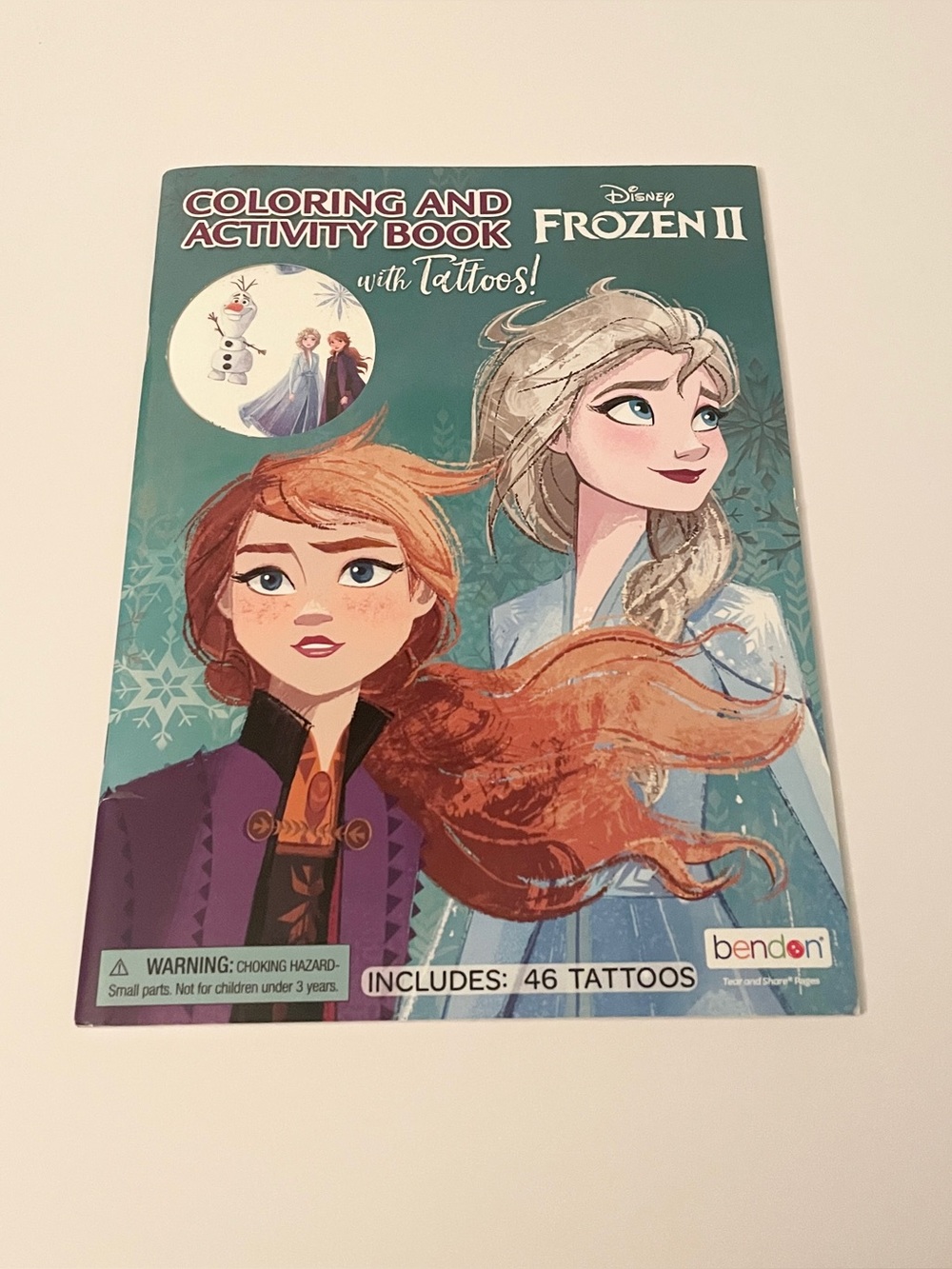 Disney Frozen II Coloring Activity Book 46 Tattoos Elsa Anna Bendon